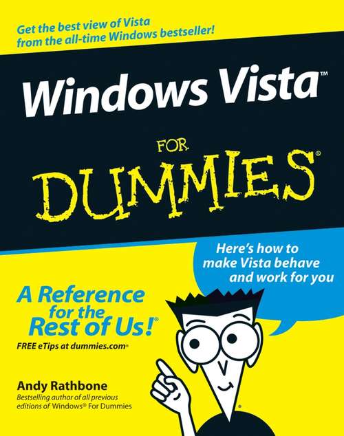 Book cover of Windows VistaTM For Dummies