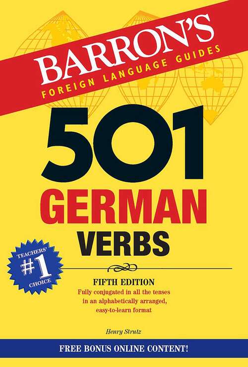Book cover of 501 German Verbs