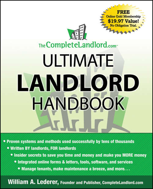 Book cover of The CompleteLandlord.com Ultimate Landlord Handbook