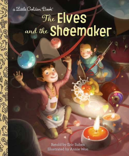 Book cover of The Elves and the Shoemaker (Little Golden Book)