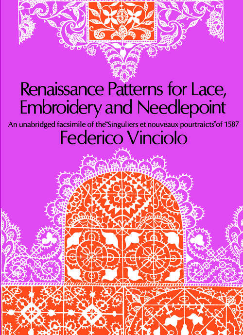 Book cover of Renaissance Patterns for Lace, Embroidery and Needlepoint