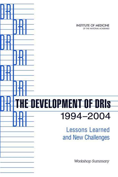 Book cover of THE DEVELOPMENT OF DRIS 1994-2004: Lessons Learned and New Challenges