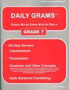 Book cover of Daily Grams: Guided Review Aiding Mastery Skills (Grade #7)