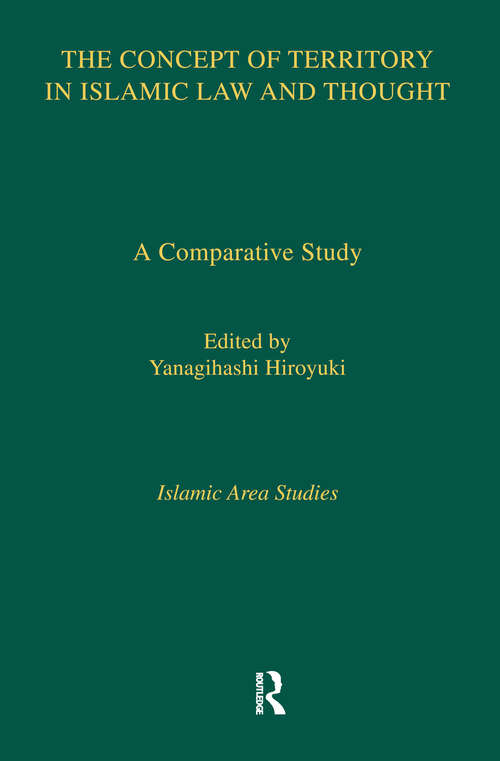 Book cover of Concept Of Territory In Islamic Thought