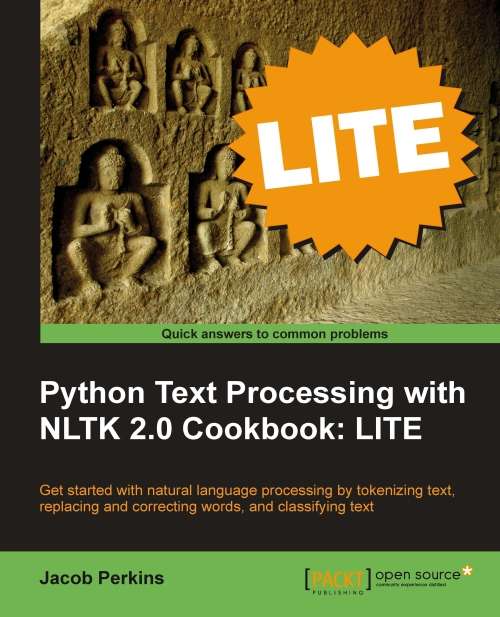 Book cover of Python Text Processing with NLTK 2.0 Cookbook: LITE