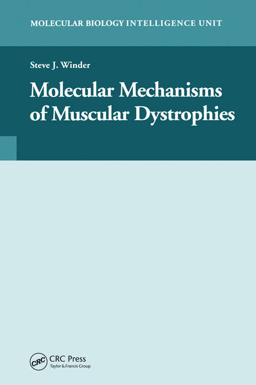 Book cover of Molecular Mechanisms of Muscular Dystrophies
