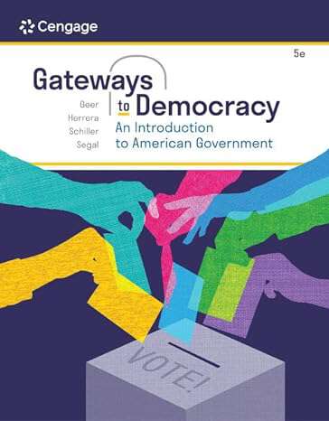 Book cover of Gateways to Democracy: An Introduction to American Government (Fifth Edition)
