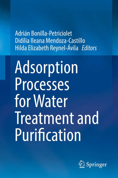 Book cover of Adsorption Processes for Water Treatment and Purification