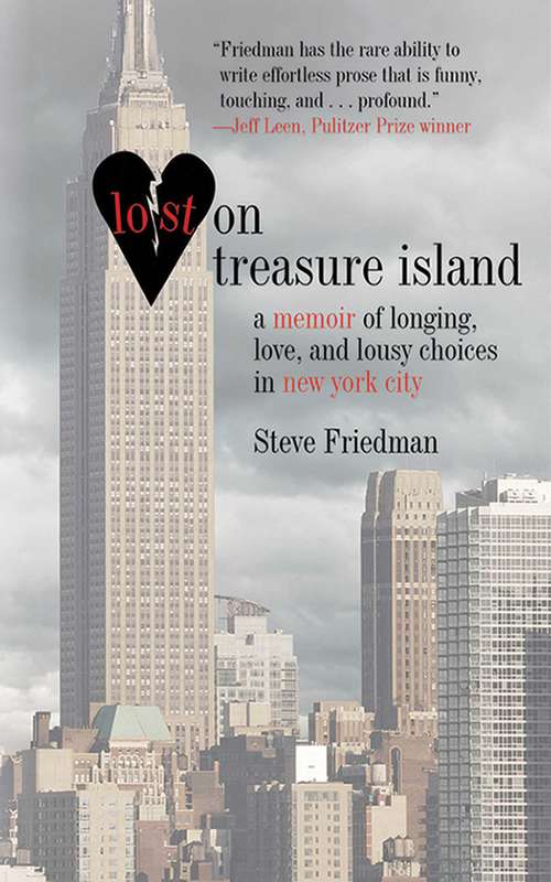 Book cover of Lost on Treasure Island: A Memoir of Longing, Love, and Lousy Choices in New York City (Proprietary)