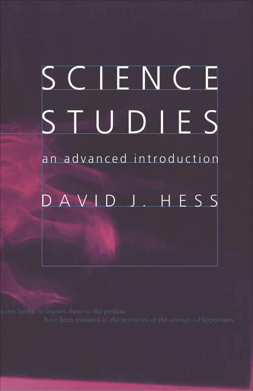 Book cover of Science Studies