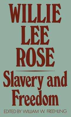 Book cover of Slavery and Freedom