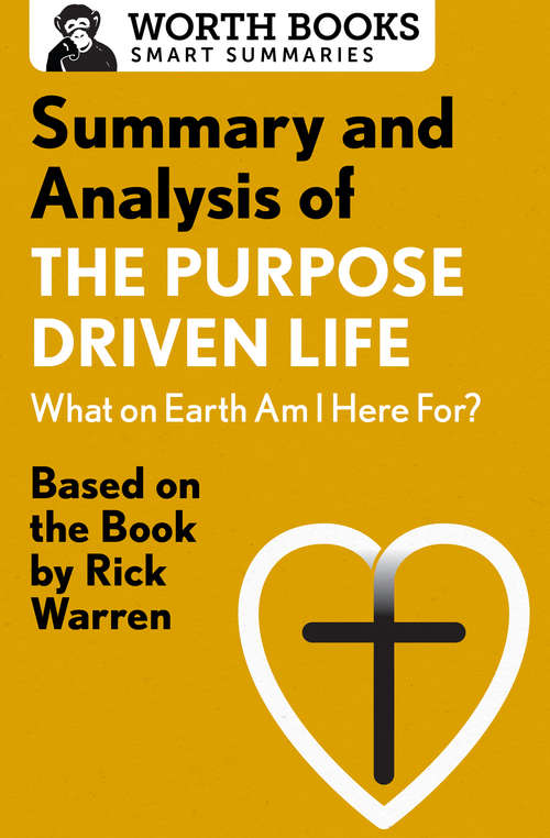 Book cover of Summary and Analysis of The Purpose Driven Life: Based on the Book by Rick Warren