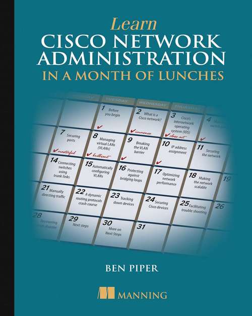 Book cover of Learn Cisco Network Administration in a Month of Lunches