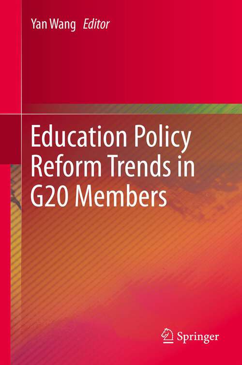 Book cover of Education Policy Reform Trends in G20 Members