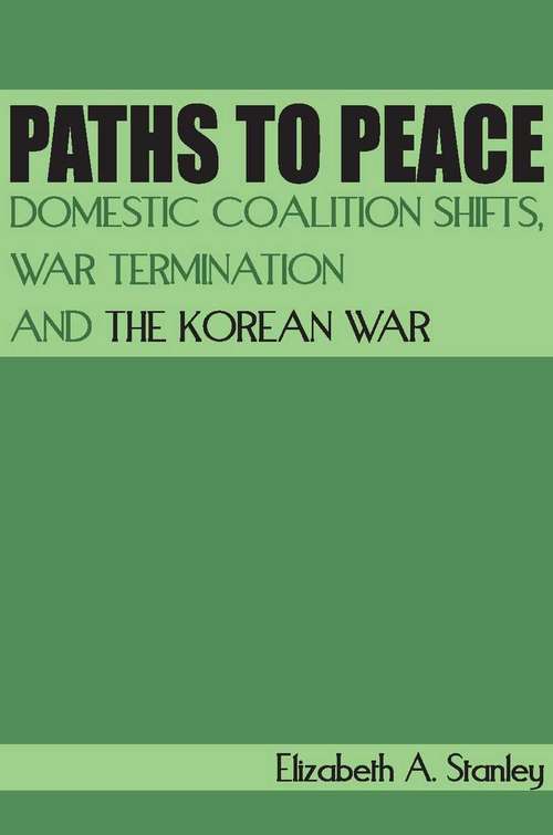 Book cover of Paths to Peace