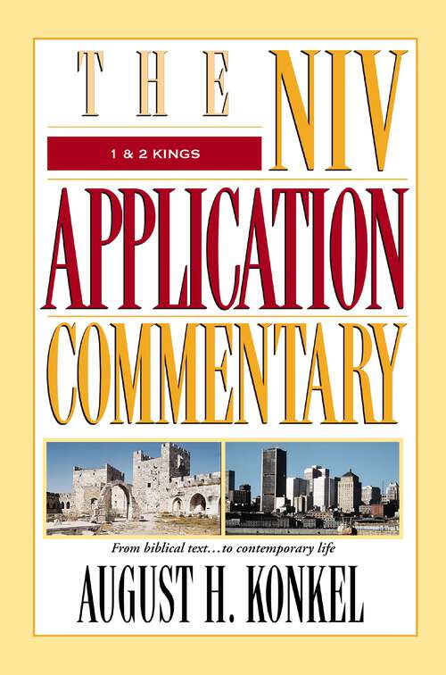 Book cover of 1 and 2 Kings (The NIV Application Commentary)