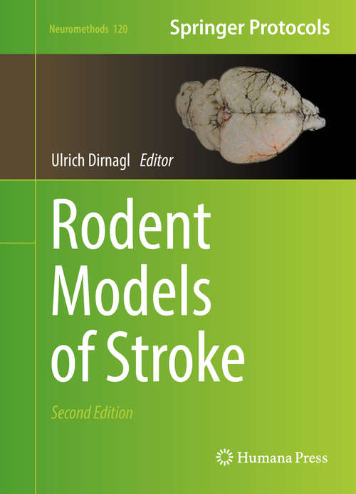 Book cover of Rodent Models of Stroke