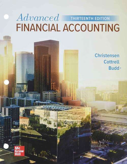 Book cover of Advanced Financial Accounting