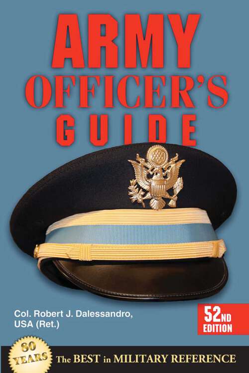 Book cover of Army Officer's Guide