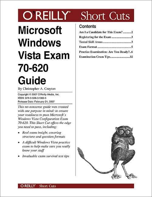 Book cover of Microsoft Windows Vista Exam 70-620 Guide