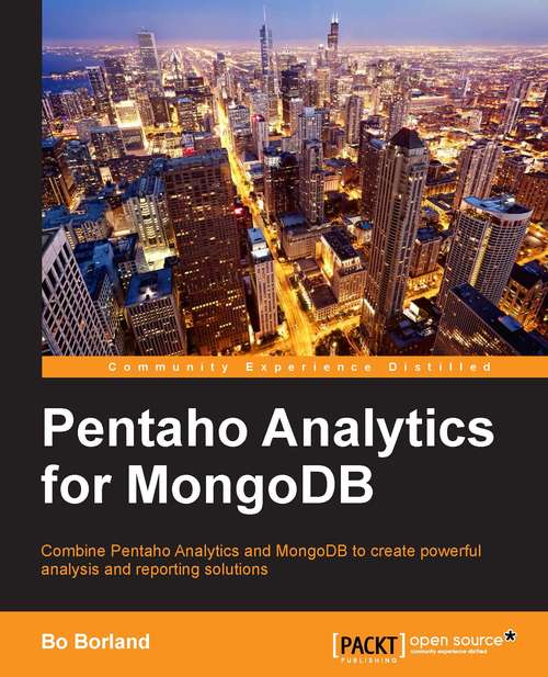 Book cover of Pentaho Analytics for MongoDB