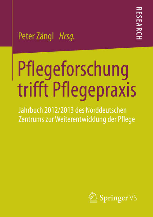 Book cover of Pflegeforschung trifft Pflegepraxis