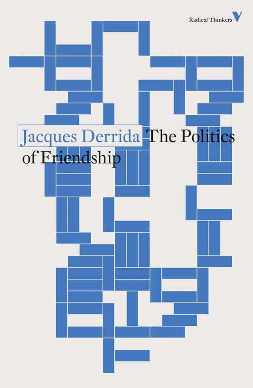 The Politics of Friendship (Radical Thinkers Ser. #Vol. 5)