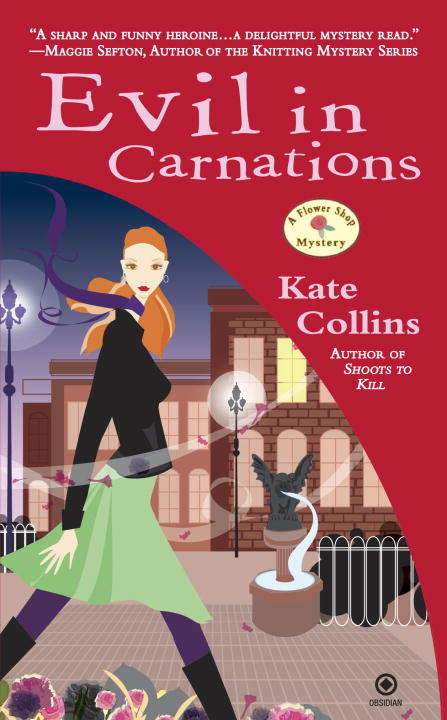 Book cover of Evil In Carnations (A Flower Shop Mystery #8)