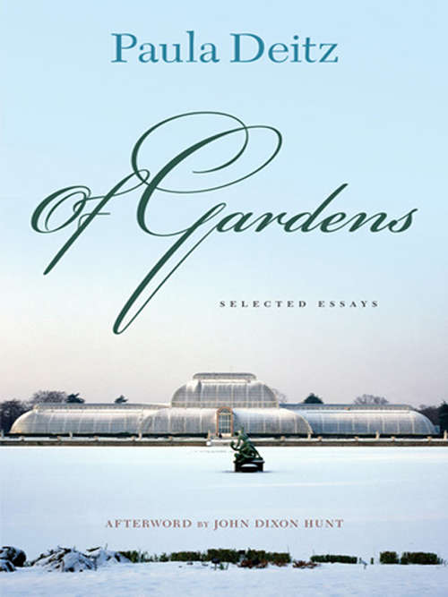 Book cover of Of Gardens