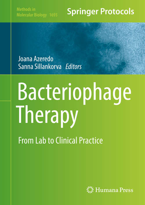 Book cover of Bacteriophage Therapy