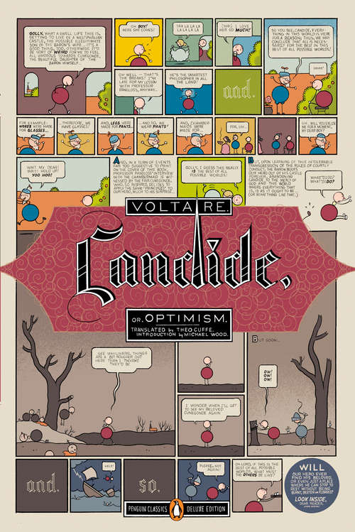 Book cover of Candide: Or Optimism (Deluxe Edition) (Penguin Classics)