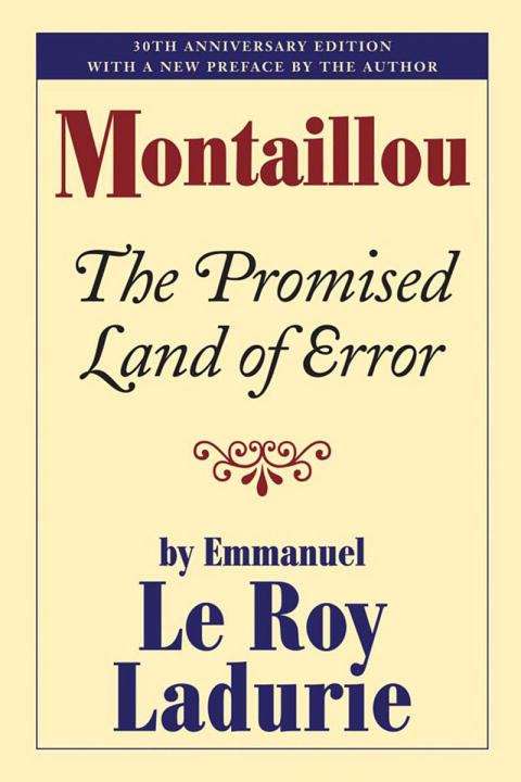 Book cover of Montaillou: The Promised Land of Error