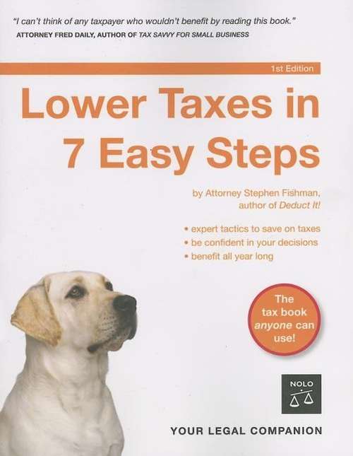 Book cover of Lower Taxes in 7 Easy Steps