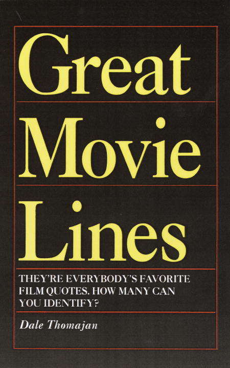 Book cover of Great Movie Lines