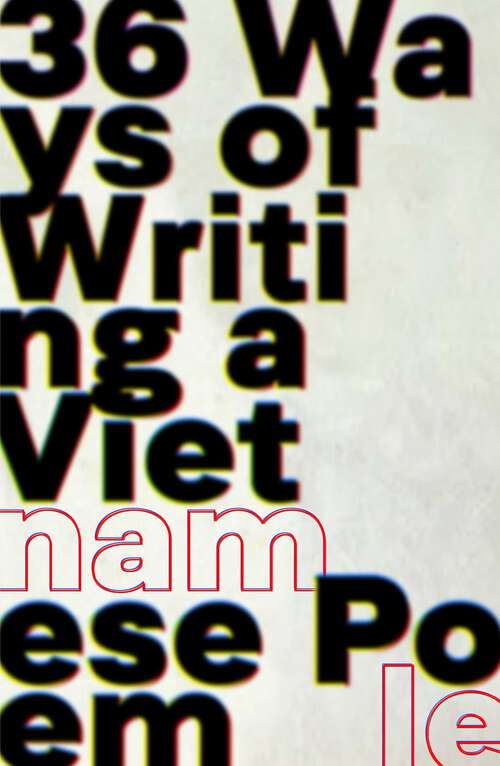 Book cover of 36 Ways of Writing a Vietnamese Poem