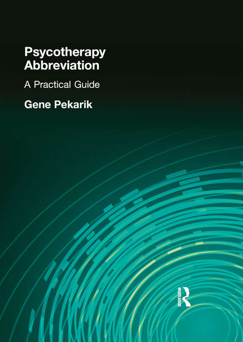 Book cover of Psychotherapy Abbreviation: A Practical Guide (1)