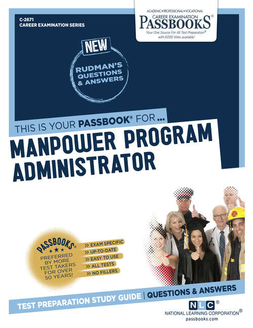 Book cover of Manpower Program Administrator: Passbooks Study Guide (Career Examination Series)