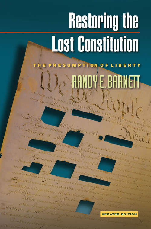 Book cover of Restoring the Lost Constitution