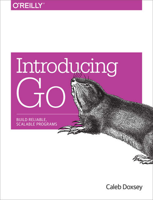Book cover of Introducing Go