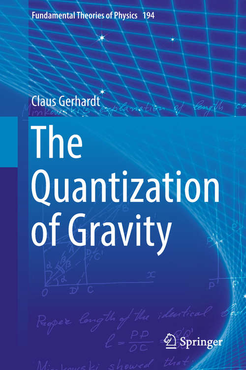 Cover image of The Quantization of Gravity