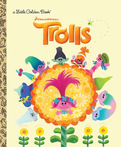 Book cover of Trolls Little Golden Book (Little Golden Book)