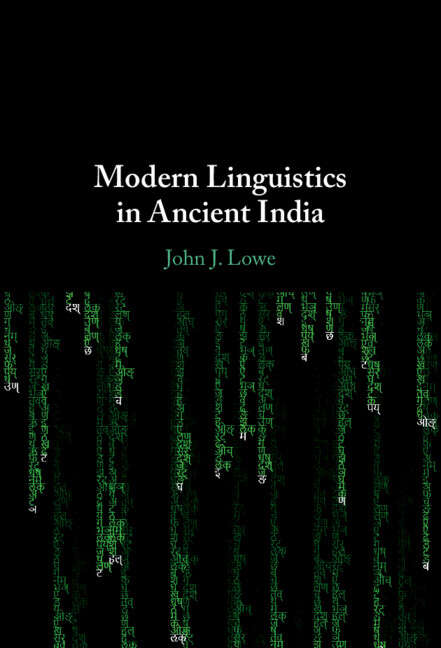 Book cover of Modern Linguistics in Ancient India