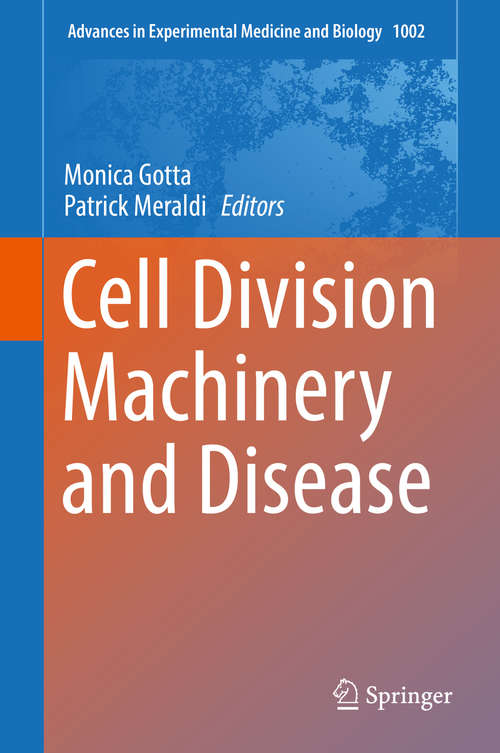 Book cover of Cell Division Machinery and Disease