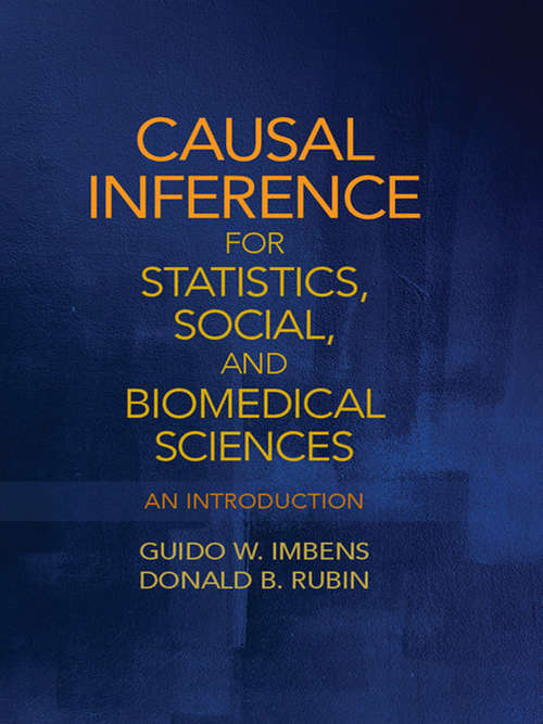 Book cover of Causal Inference