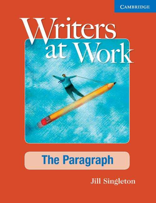 Book cover of Writers at Work: The Paragraph
