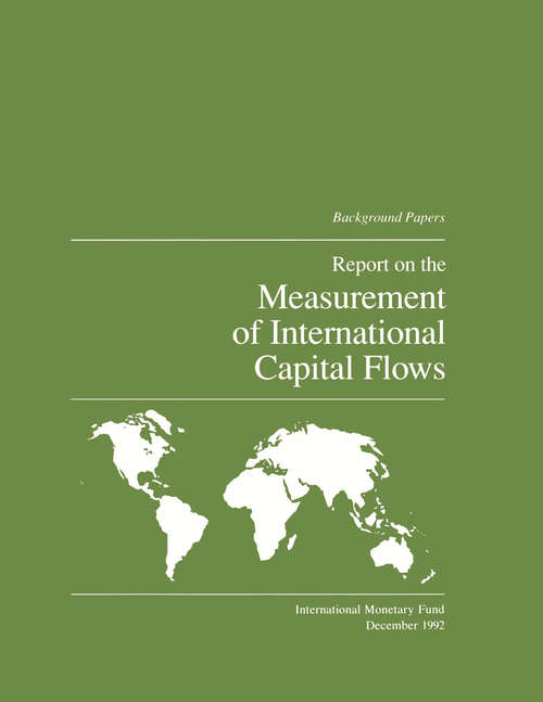 Book cover of Report on the Measurement of International Capital Flows