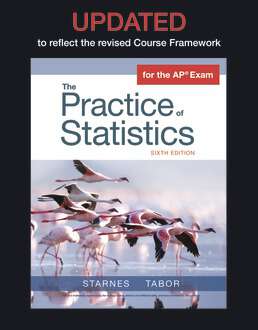 Book cover of UPDATED The Practice of Statistics (Sixth Edition)