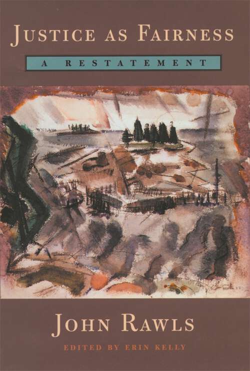 Book cover of Justice As Fairness: A Restatement