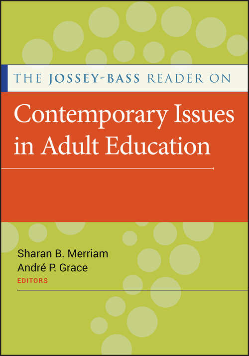 Book cover of The Jossey-Bass Reader on Contemporary Issues in Adult Education