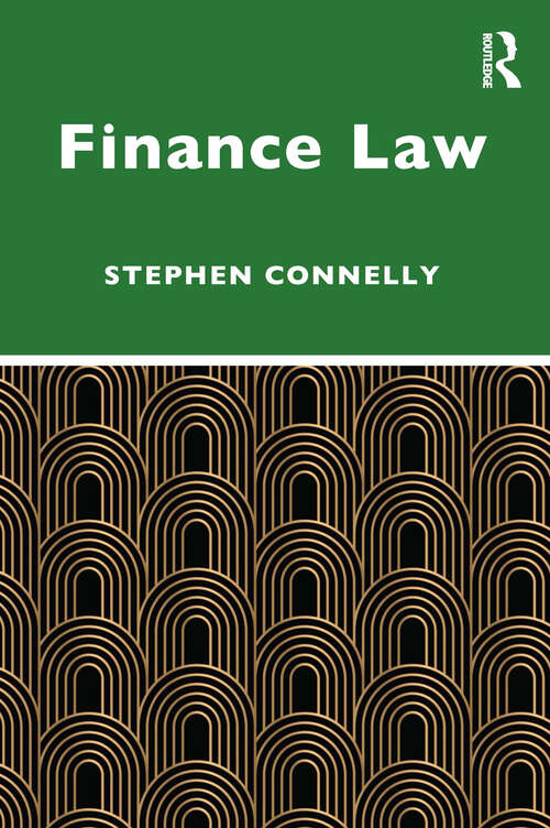 Book cover of Finance Law (1)